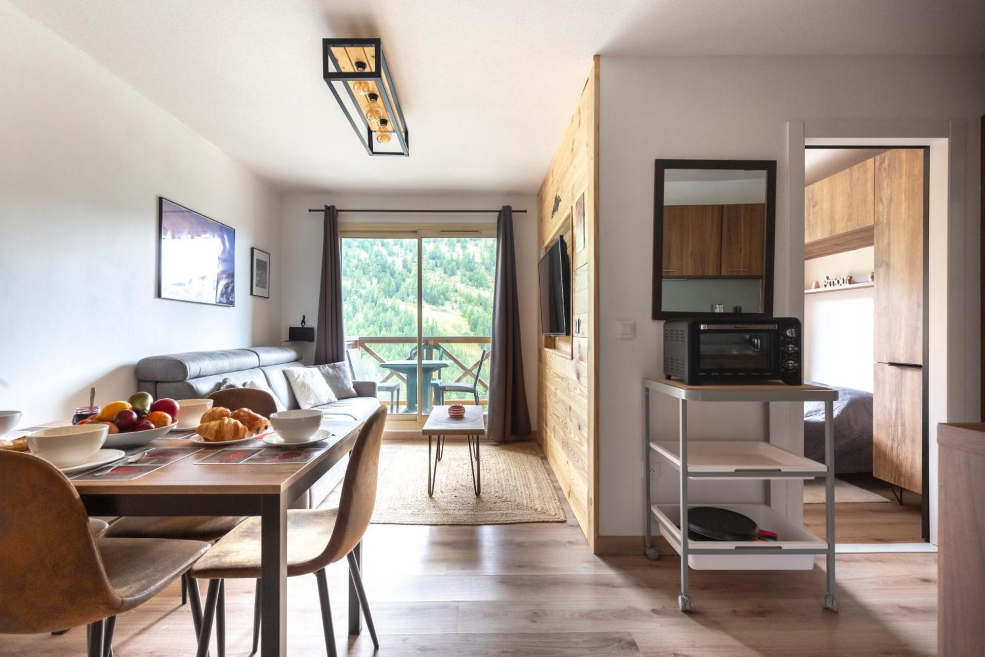 Joli T2, Centre, Parking Prive, Wifi, Local A Ski Isola 2000 Εξωτερικό φωτογραφία